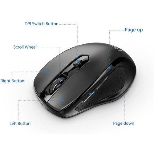 D-09 Wireless USB Mouse for Laptop Lightspeed 5-Level 2400 DPI - Toytexx D-09 Wireless USB Mouse for Laptop Lightspeed 5-Level 2400 DPI - Toytexx